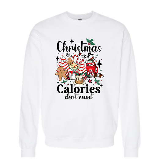 CHRISTMAS CALORIES CREWNECK SWEATSHIRT