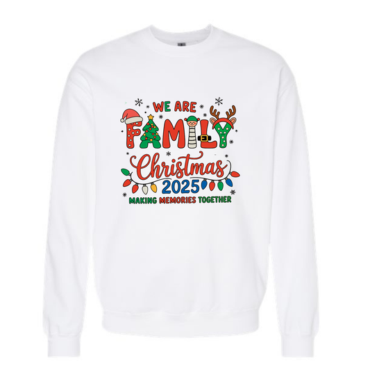 2025 MATCHING FAMILY CHRISTMAS CREWNECK SWEATSHIRT