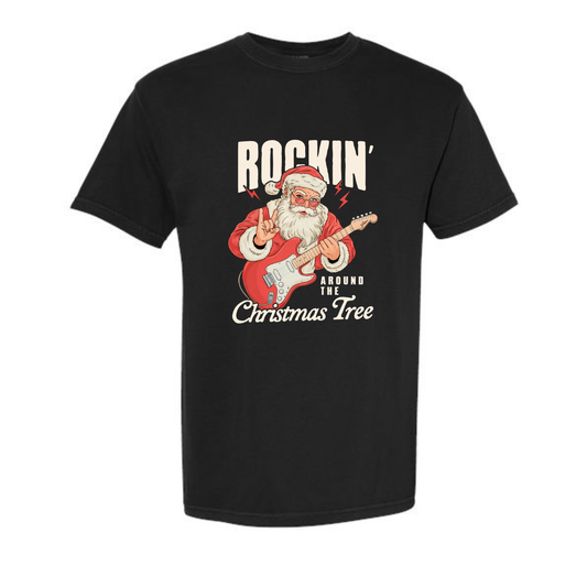 ROCKIN AROUND THE CHRISTMAS TREE TEE