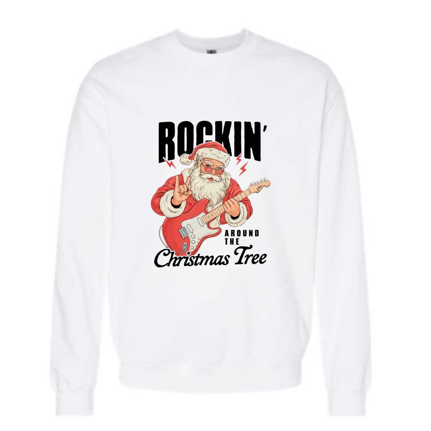 ROCKIN AROUND THE CHRISTMAS TREE CREWNECK SWEATSHIRT