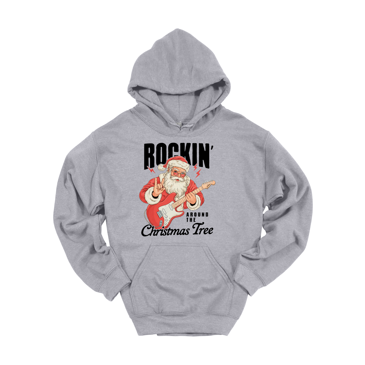 ROCKIN AROUND THE CHRISTMAS TREE HOODIE
