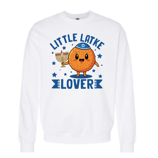 LITTLE LATKE LOVER CREWNECK SWEATSHIRT