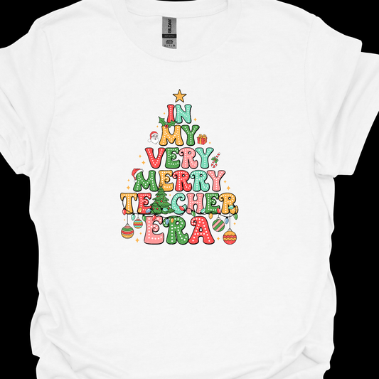 IN MY TEACHER ERA (CHRISTMAS) TSHIRT