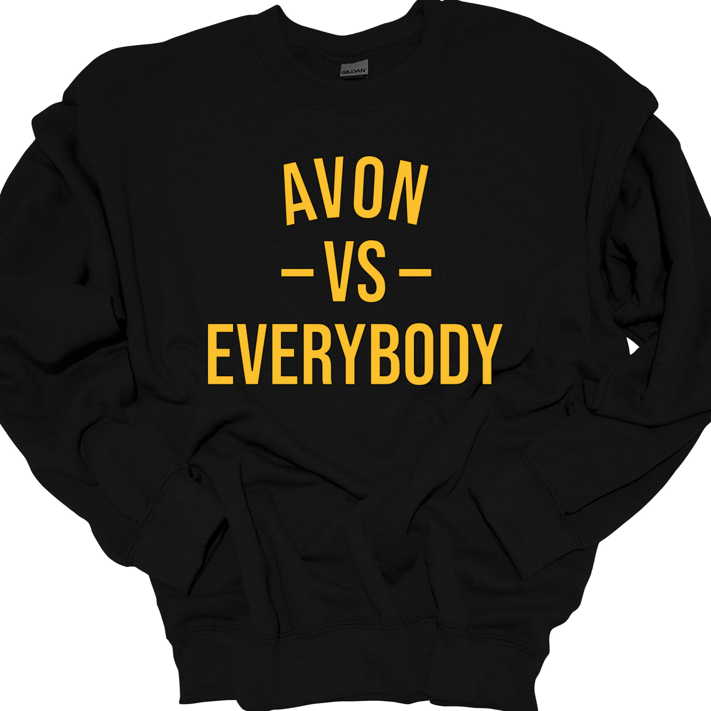 YELLOW AVON VS EVERYBODY CREWNECK