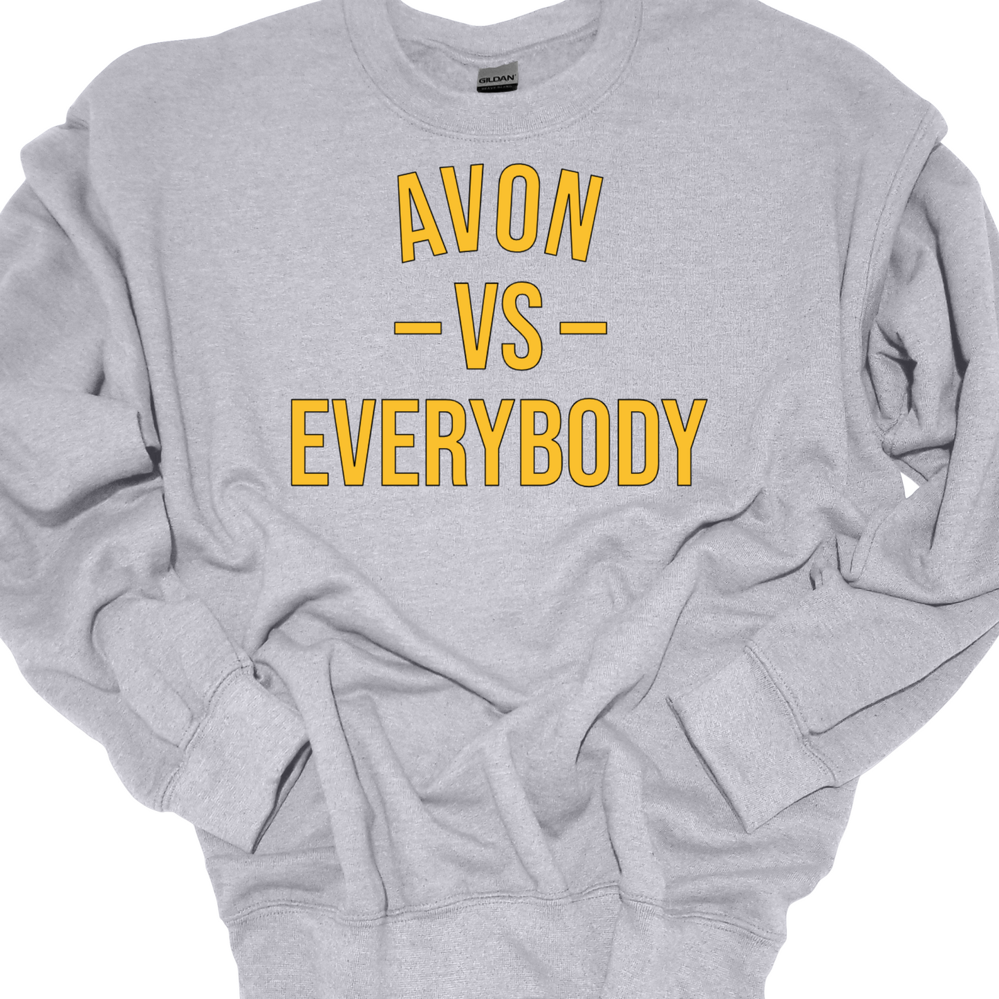 YELLOW AVON VS EVERYBODY CREWNECK