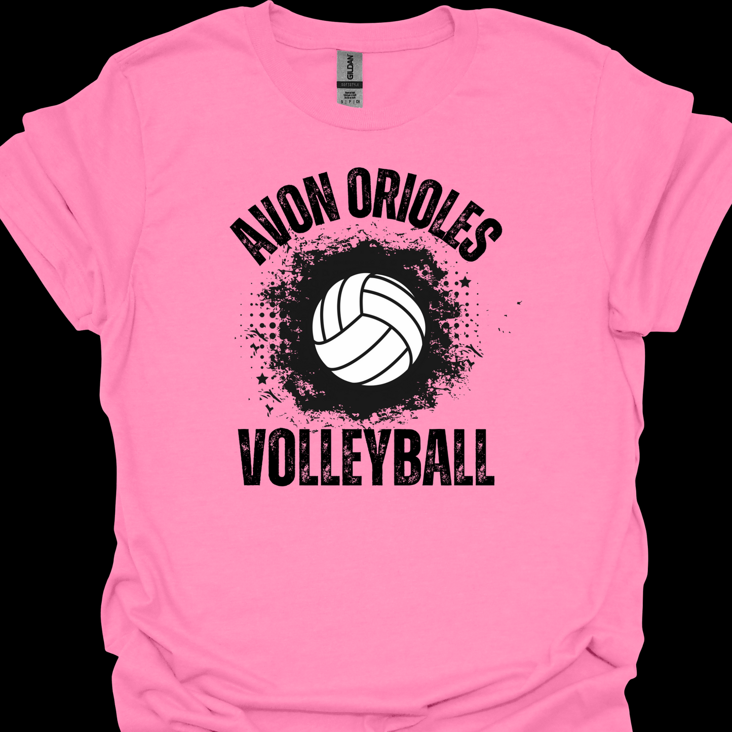 AVON ORIOLES VOLLEYBALL POPART TSHIRT