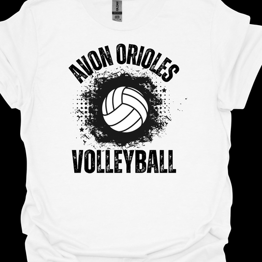 AVON ORIOLES VOLLEYBALL POPART TSHIRT