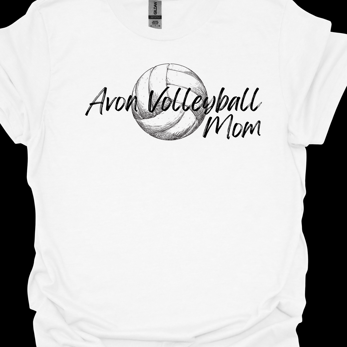 AVON VOLLEYBALL MOM SKETCH TSHIRT