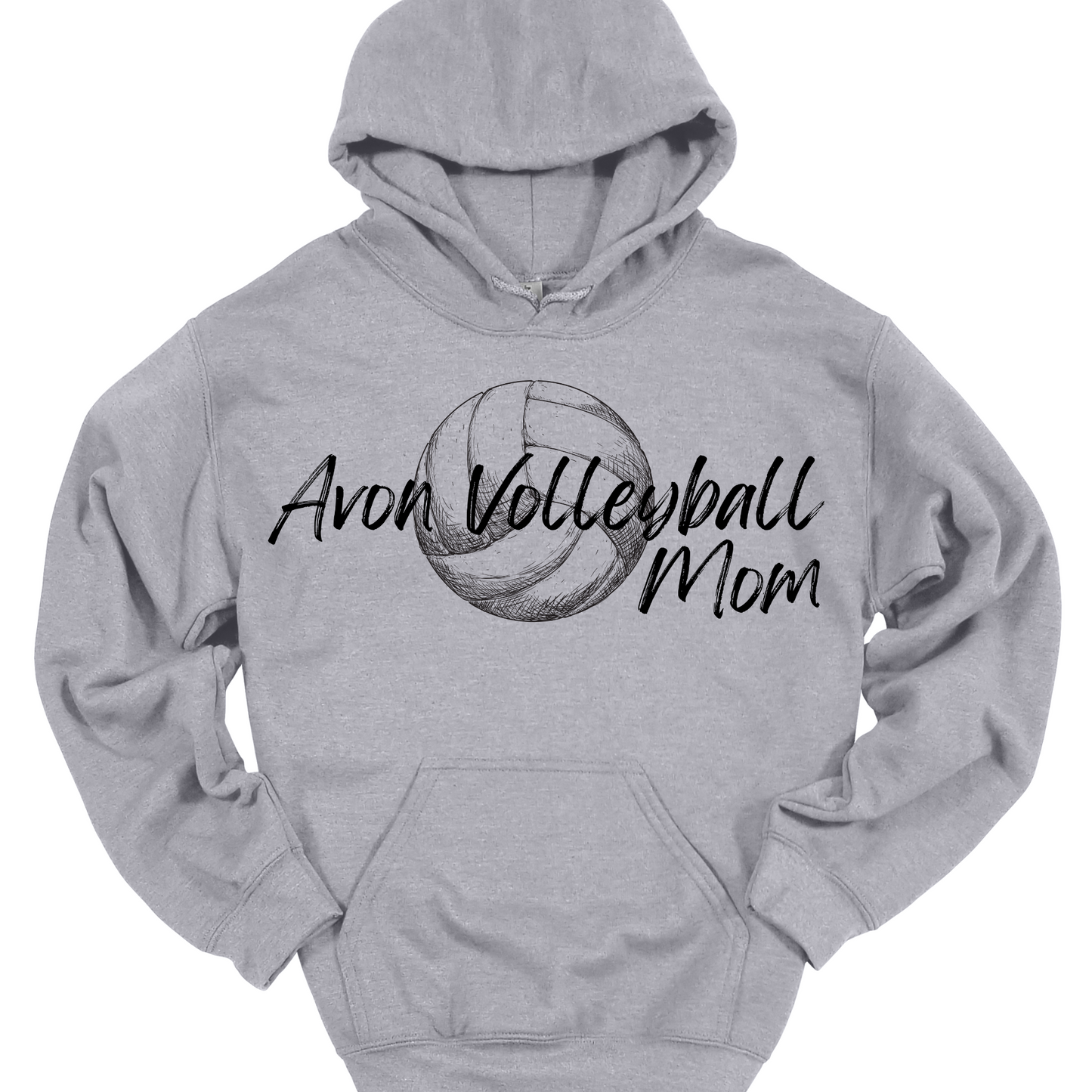 AVON VOLLEYBALL MOM SKETCH HOODIE