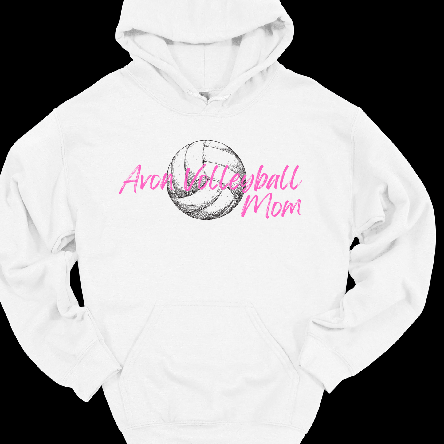 AVON VOLLEYBALL MOM SKETCH HOODIE