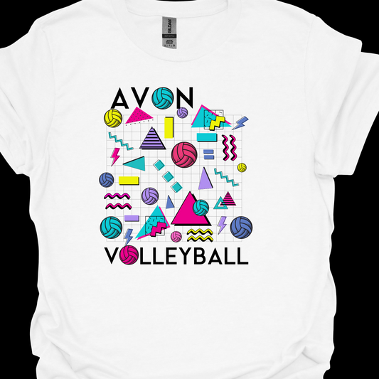 AVON VOLLEYBALL 80S VIBE TSHIRT