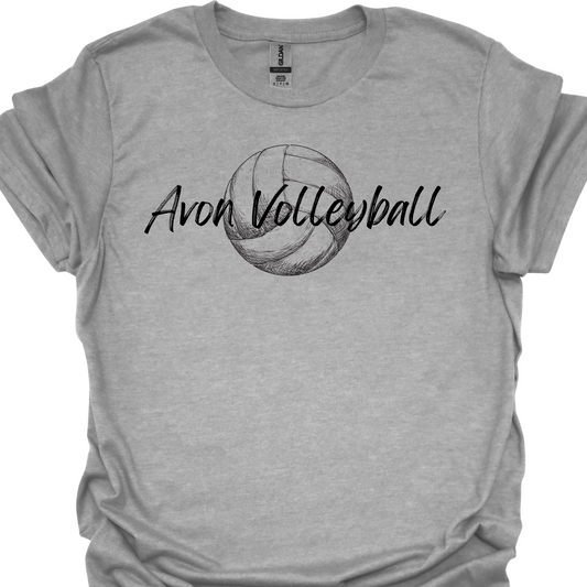 AVON VOLLEYBALL SKETCH TSHIRT