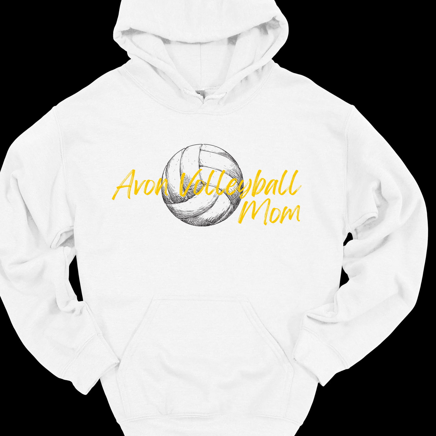 AVON VOLLEYBALL MOM SKETCH HOODIE