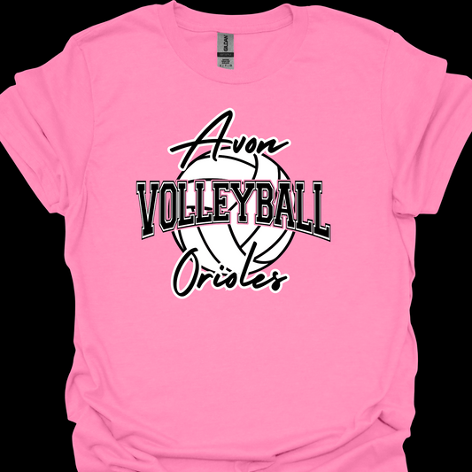 AVON ORIOLES VOLLEYBALL 3 TSHIRT