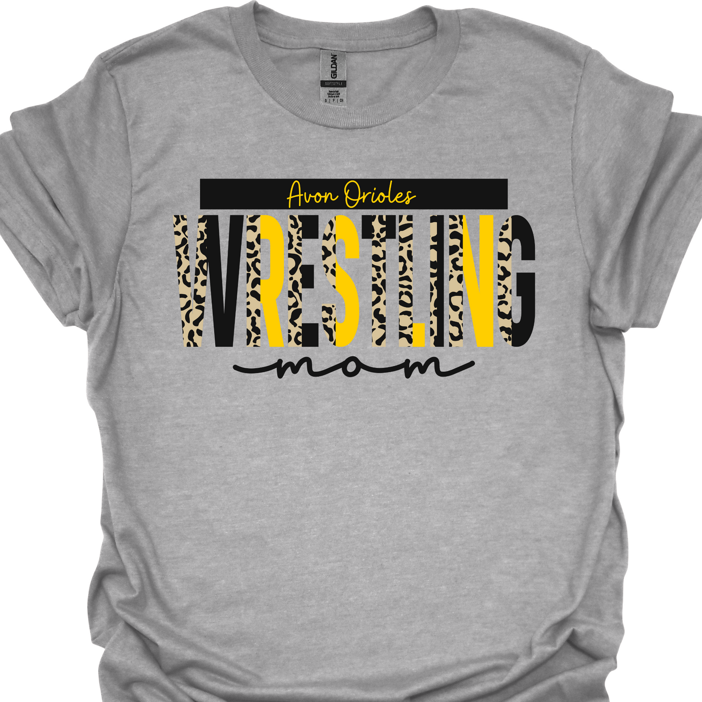 AVON ORIOLES WRESTLING MOM TSHIRT
