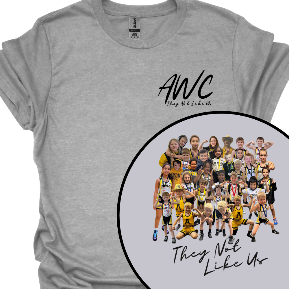 AWC "KIDS CLUB" THEY NOT LIKE US TSHIRT