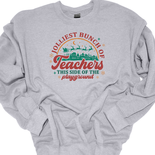 JOLLIEST TEACHERS CREWNECK