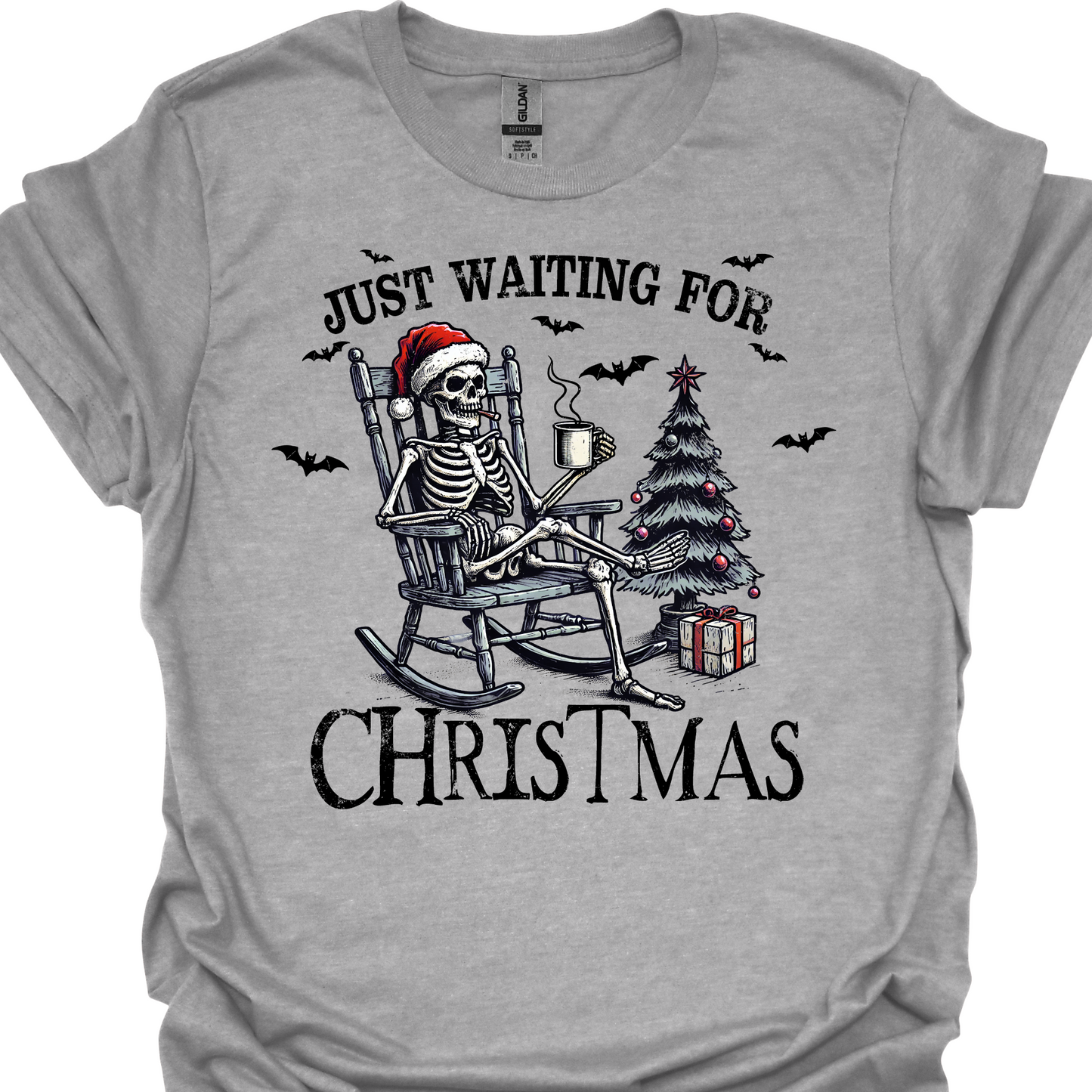 JUST WAITING ON CHRISTMAS TSHIRT