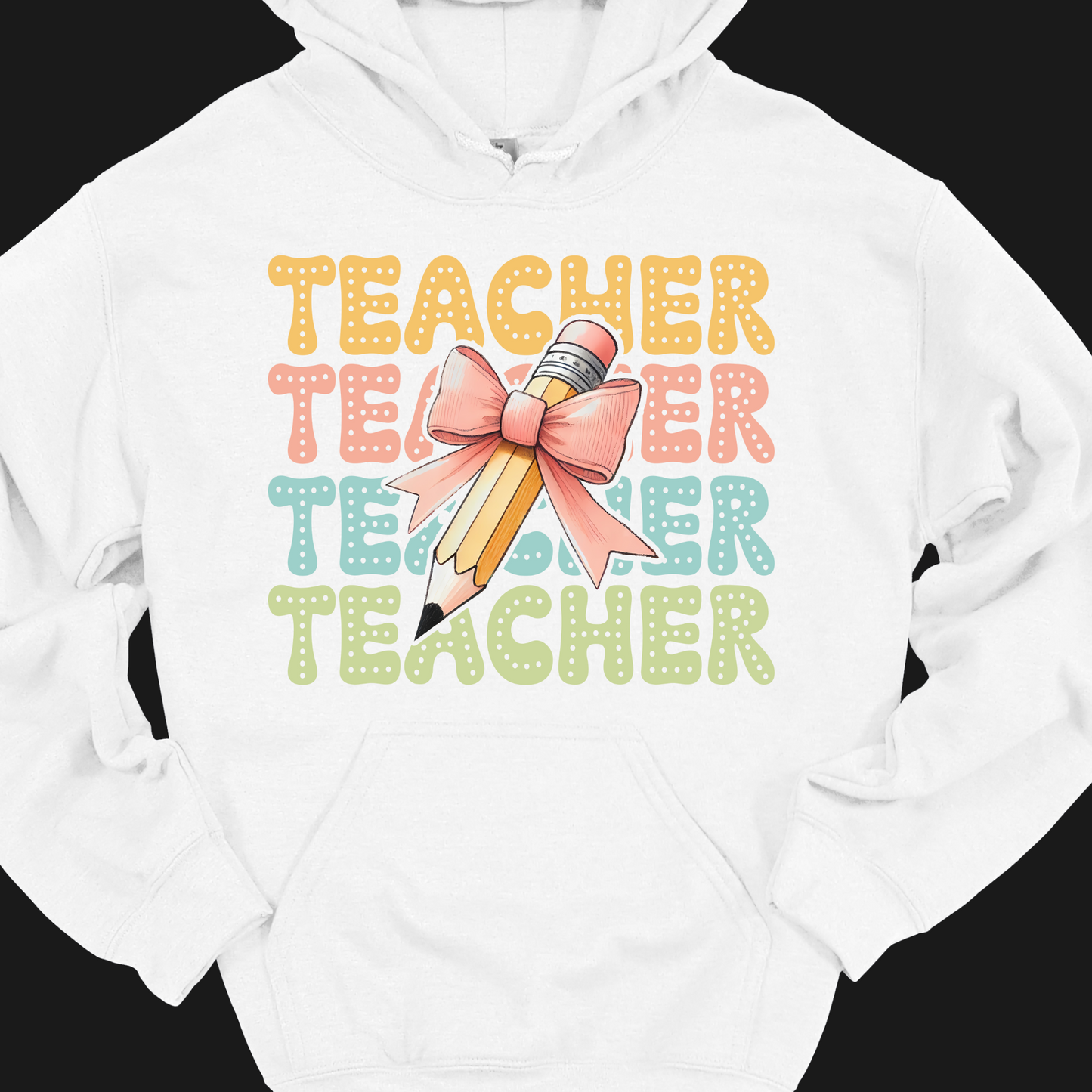 TEACHER STACKED HOODIE