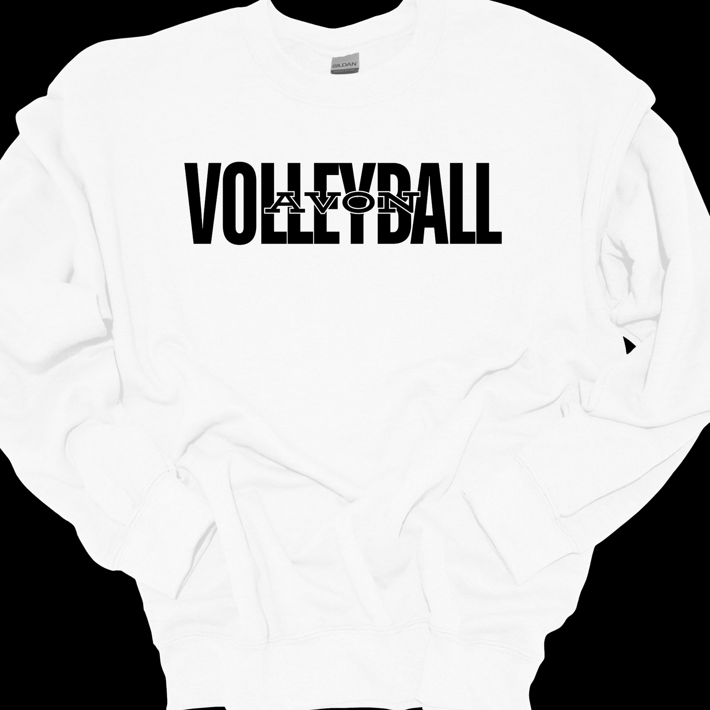 (BLACK) AVON VOLLEYBALL HOODIE