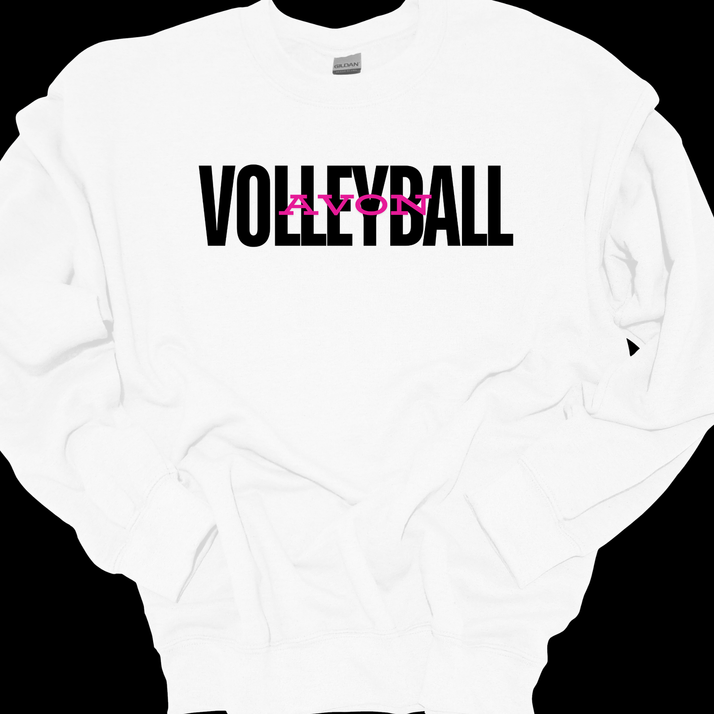 (BLACK) AVON VOLLEYBALL HOODIE