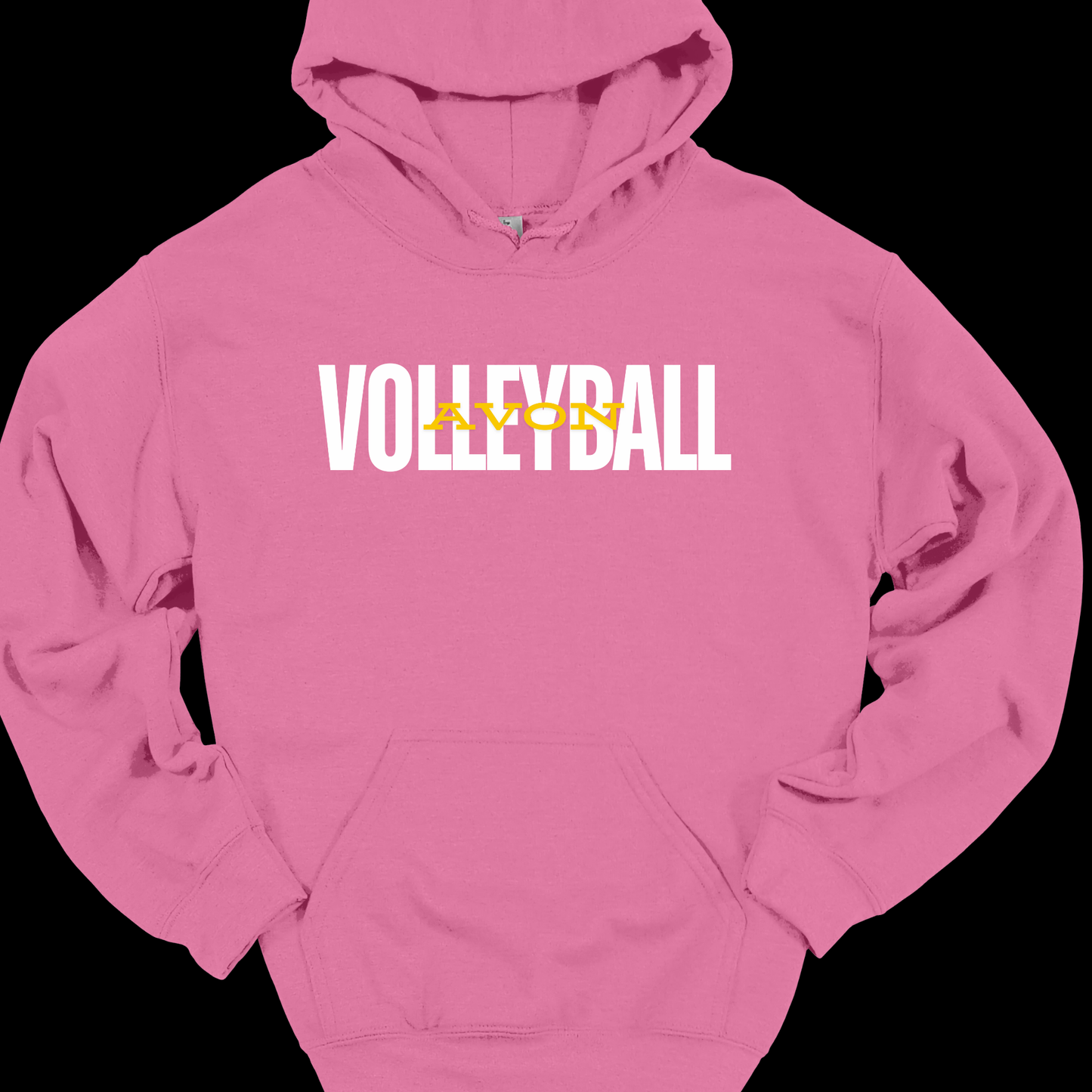 (WHITE) AVON VOLLEYBALL HOODIE