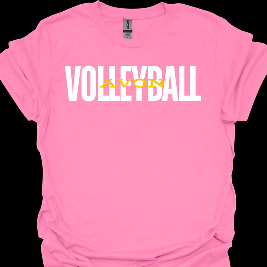 (WHITE) AVON VOLLEYBALL TSHIRT