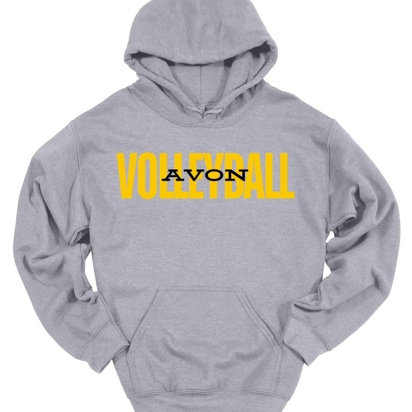 (YELLOW) AVON VOLLEYBALL HOODIE