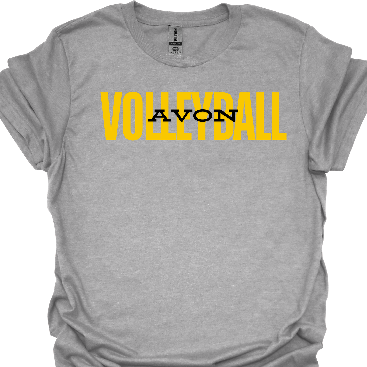 (YELLOW) AVON VOLLEYBALL TSHIRT