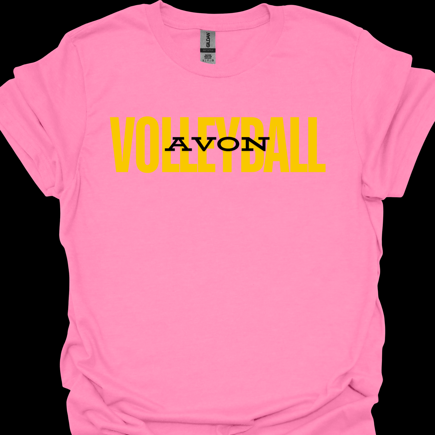 (YELLOW) AVON VOLLEYBALL TSHIRT