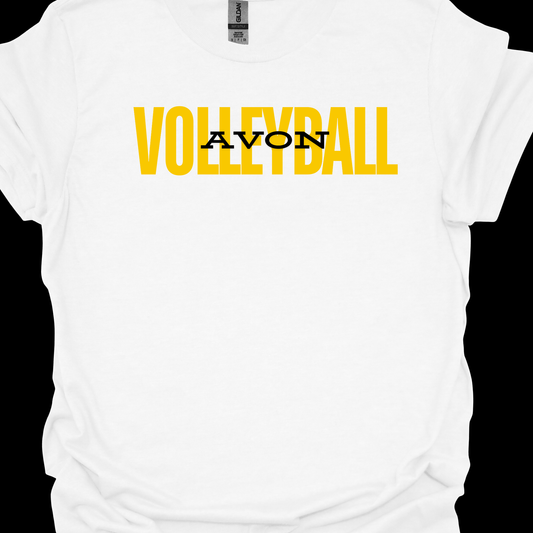 (YELLOW) AVON VOLLEYBALL TSHIRT