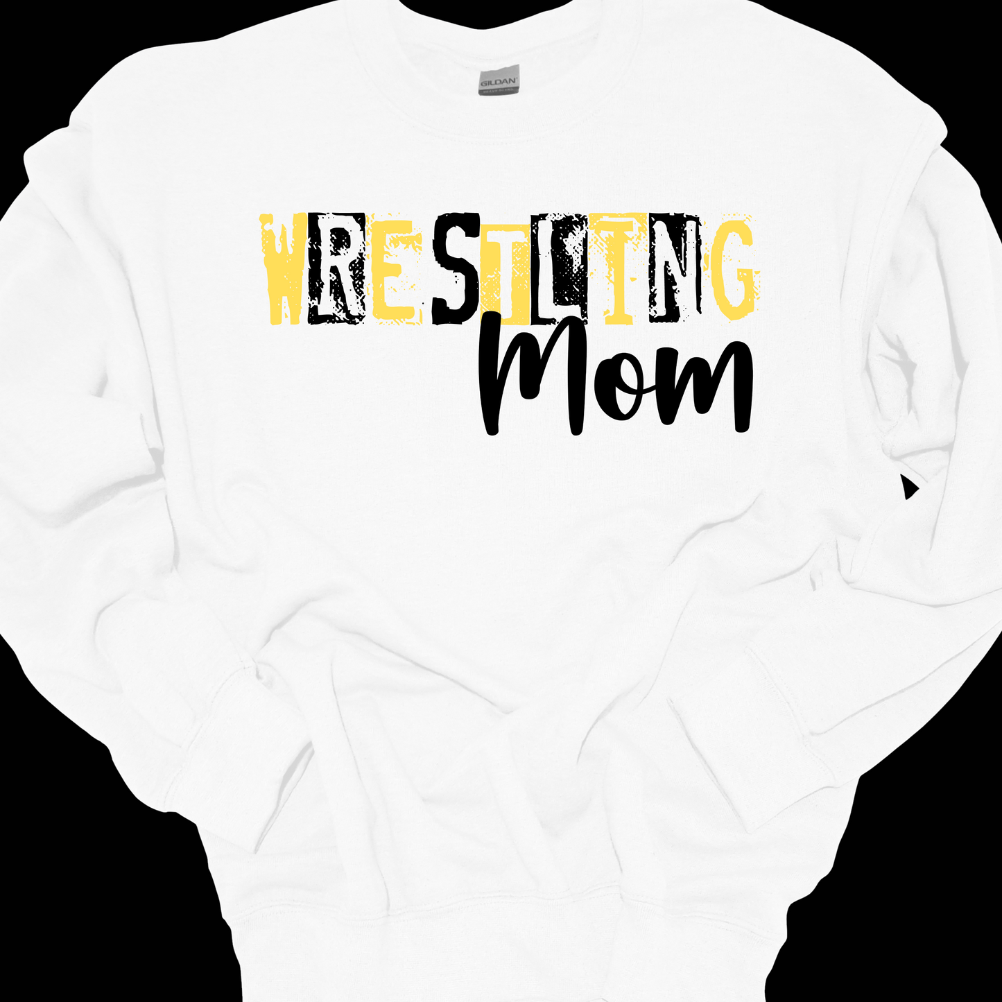 WRESTLING MOM(STAMP) CREWNECK