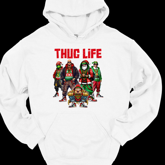 THUG LIFE CHRISTMAS HOODIE